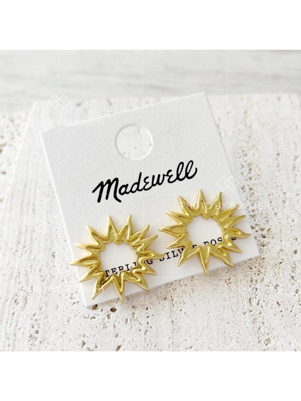 Madewell Sunburst Stud Earrings - Picture 3 of 5
